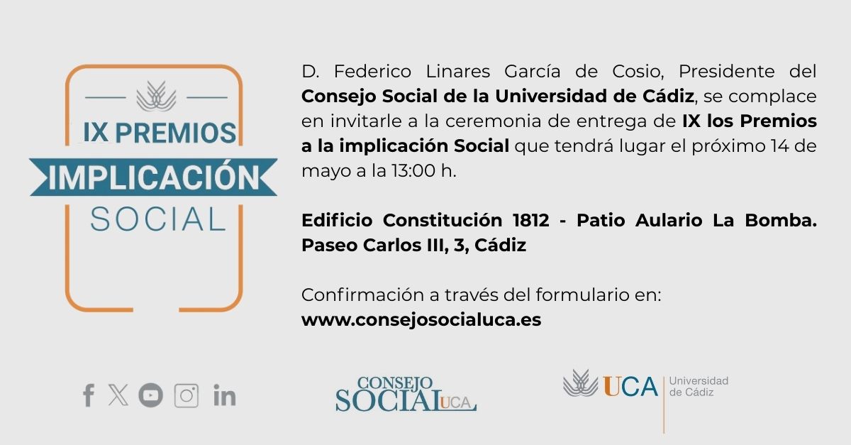 Ceremonia IX Premios Implicación Social