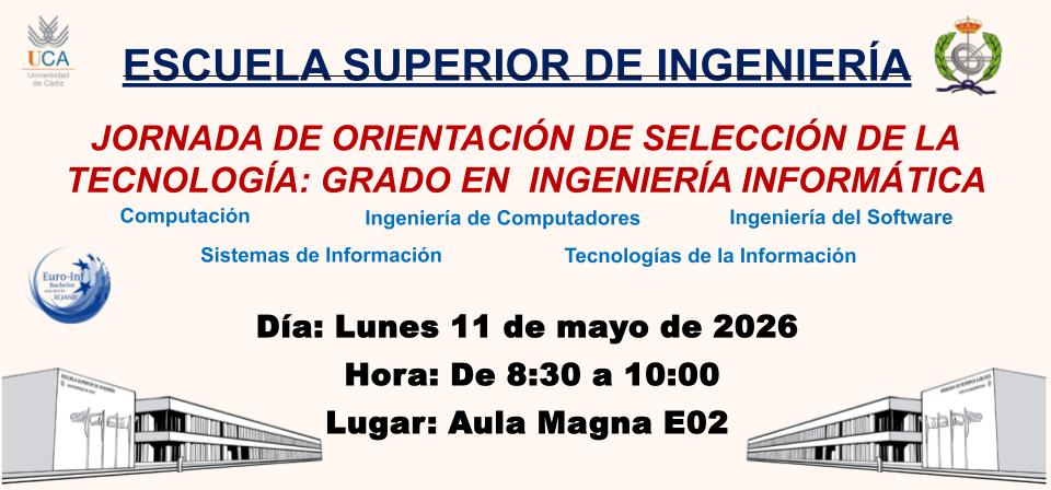 Jornada de Orientación sobre Tecnologías Específicas de GII – 11 de mayo