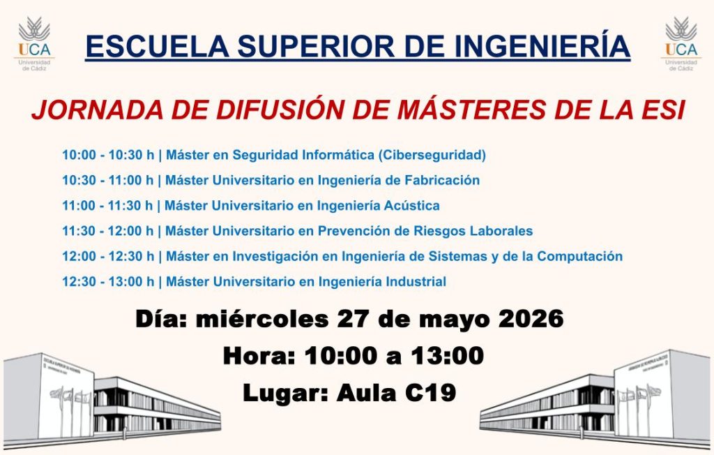 IMG Jornadas de Orientación de Másteres de la ESI